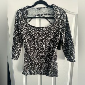 Guess snake print top with cutout back